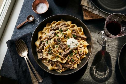 Beef Stroganoff
