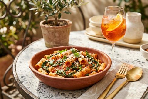 Creamy Tomato and Spinach