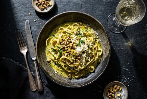 Pistachio and Lemon Pasta Sauce